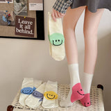NEW HOT STAMPING SMILEY FACE SOCKS_CWMS0954