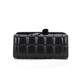 Black Clutch Chain Crossbody Shoulder Bag_Cuab0181