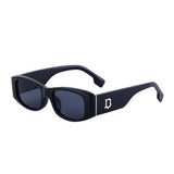 SMALL SQUARE FRAME TRENDY STREET STYLE SUNGLASSES_CWASG0733