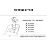 COLORED ZIRCON HEART SHAPED NECKLACE_CWAJE1082