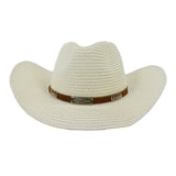 SEASIDE BEACH SUN PROTECTION DENIM STRAW HAT_CWAH1256