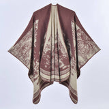 2024 NEW THICKENED SLIT CAPE SHAWL_CWASC0963