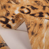 SEXY LEOPARD PRINT HIGH WAIST SUEDE HIP SKIRT_CWBSS0373