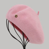 SIMPLE FRENCH BERET WITH LETTER B LOGO_CWAH1938