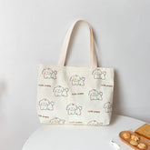 CUTE CARTOON CANVAS TOTE BAG FOR GIRLS LARGE_CWAB5659