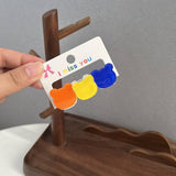 CHILDRENS BUNNY EAR BEAR 3 PACK FLOWER HAIRPINS_CWAHA1849