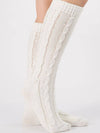 Trendy Winter Fashion Knee High Warm Knit Socks_Cwms111