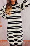 Temperament Commuter Knit Dress Sweater Dress