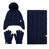 CHILDRENS HAT SCARF AND GLOVES THREE PIECE SET_CWMM2865