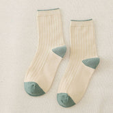 Women Solid Color Matching Socks_Cwms0295