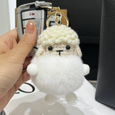 NEW LAMB COUPLE BACKPACK PENDANT CAR KEYCHAIN_CWMM2524