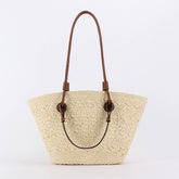 PERSONALIZED FASHIONABLE LARGE CAPACITY STRAW BAG_CWAB4707