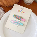 JELLY COLOR NO CREASE HAIR CLIP CUTE MAKEUP PIN_CWAHA1373