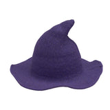 Cwah1677_Halloween Personality Knitted Hip Hop Witch Hat
