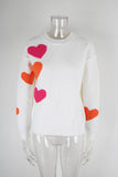 Valentines Day Jacquard Round-Neck Sweater