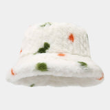Women¡¯S Fuzzy Plush Bucket Hat Winter Warm_Cwah04785