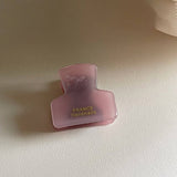 MINIMALIST GOLD TONE MINI TORTOISE HAIR CLAW_CWAHA4016