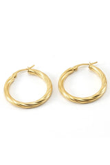 18K Gold Plated Stainless Steel Earrings_Cwaje0379