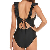 2024 NEW SOLID COLOR LACE ONE PIECE SWIMSUIT_CWMW0281