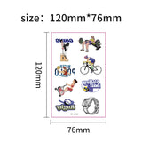 GLOW IN THE DARK SPORT TATTOOS SWEATPROOF SET_CWMM8387