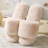 FAUX RABBIT FUR SLIPPERS FOR WOMEN_CWSHS0284