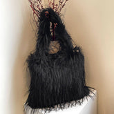 Winter Large Capacity Tassel Plush Shoulder Bag_Cwab3980