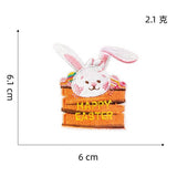 COLORFUL CUTE CARTOON RABBIT EMBROIDERED PATCH_CWMM4071