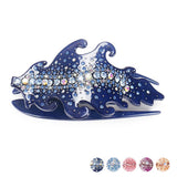 RHINESTONE DUCKBILL CLIP COMB HAIRPIN HAIRPIN_CWAHA4235