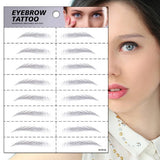 6D WATERPROOF EYEBROW TATTOO STICKERS REALISTIC_CWMM8264
