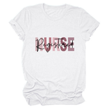 Trendy Plus Size T-Shirt For Women, Short Sleeve_Cwdsd8363