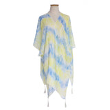 STRIPE PRINT KIMONO FOR WOMENS_CWASC0777