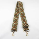 GEOMETRIC EMBROIDERY ADJUSTABLE BAG STRAP_CWMM0366