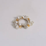 SHELL CAT EYE BEAD HAIR TIE CUTE PEARL NEW BAND_CWAHA6785