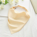 SOLID COLOR TRIANGULAR SCARF HAIR ACCESSORIES_CWAHA4150