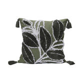 EMBROIDERED DAISY PILLOW COVER REMOVABLE RUSTICCHIC_CWMM7672