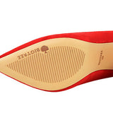 SIMPLE SUEDE SHALLOW MOUTH POINTED HIGH HEELS_CWSHH0037