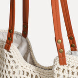 NEW LARGE WOVEN BEACH TOTE BAG FOR SUMMER_CWAB5121