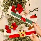 CHRISTMAS GIFT CLAPPING RING SET HAIRPIN DECORATION_CWMS1428