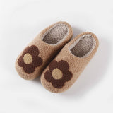FLOWER PATTERN WINTER INSULATION COTTON SLIPPERS_CWSHS0462