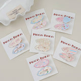 SWEET GIRL FLORAL BOW 2 PACK CLOUD HAIR CLIPS_CWAHA2267