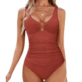 SLIM WOMENS ONE PIECE SWIMSUIT BIKINI_CWMW0616
