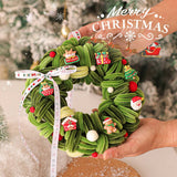 Christmas Wreath Door Hanging Garland Decor_Cwmm10579