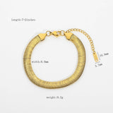 CHIC GOLD PEARL BRACELET WITH STAINLESSSTEEL CHAIN_CWAJE4673