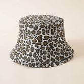 FASHION NICHE LEOPARD PRINT BUCKET HAT_CWAH1392