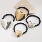 SWEETHEART METALLIC ELASTIC HAIR TIE_CWAHA6230