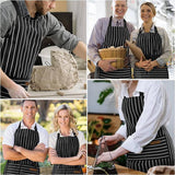 Cwmm1817_Striped Multi Purpose Apron With Pocket
