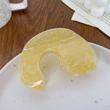 ELEGANT ACETATE HAIR CLAW BACK BUN SHARK CLIP_CWAHA1594