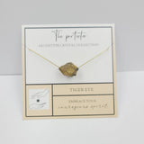 NATURAL STONE PENDANT NECKLACE WITH CARD_CWAJE1049