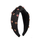 FASHIONABLE WIDE CENTER KNOT DENIM HEADBAND_CWAHA2126