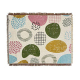 GEOMETRIC KNITTING BLANKET OUTDOOR CAMPING BLANKET_CWMM0404